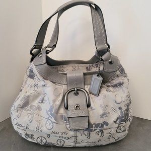 COACH SOHO LYNN HORSE & CARRIAGE LARGE HOBO BAG #15209 EXCELLENT CONDITION